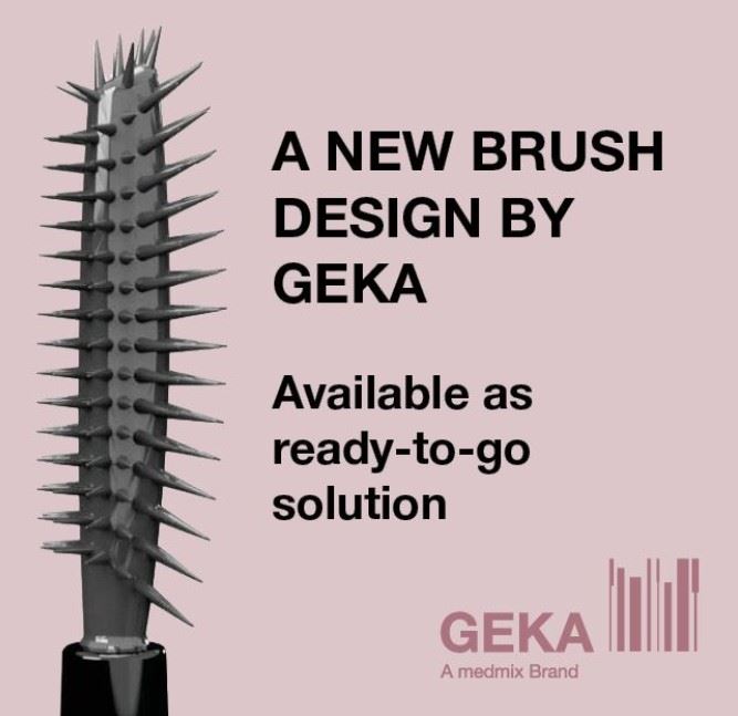 Create wonderful lashes with GEKA’s new FAN C Brush